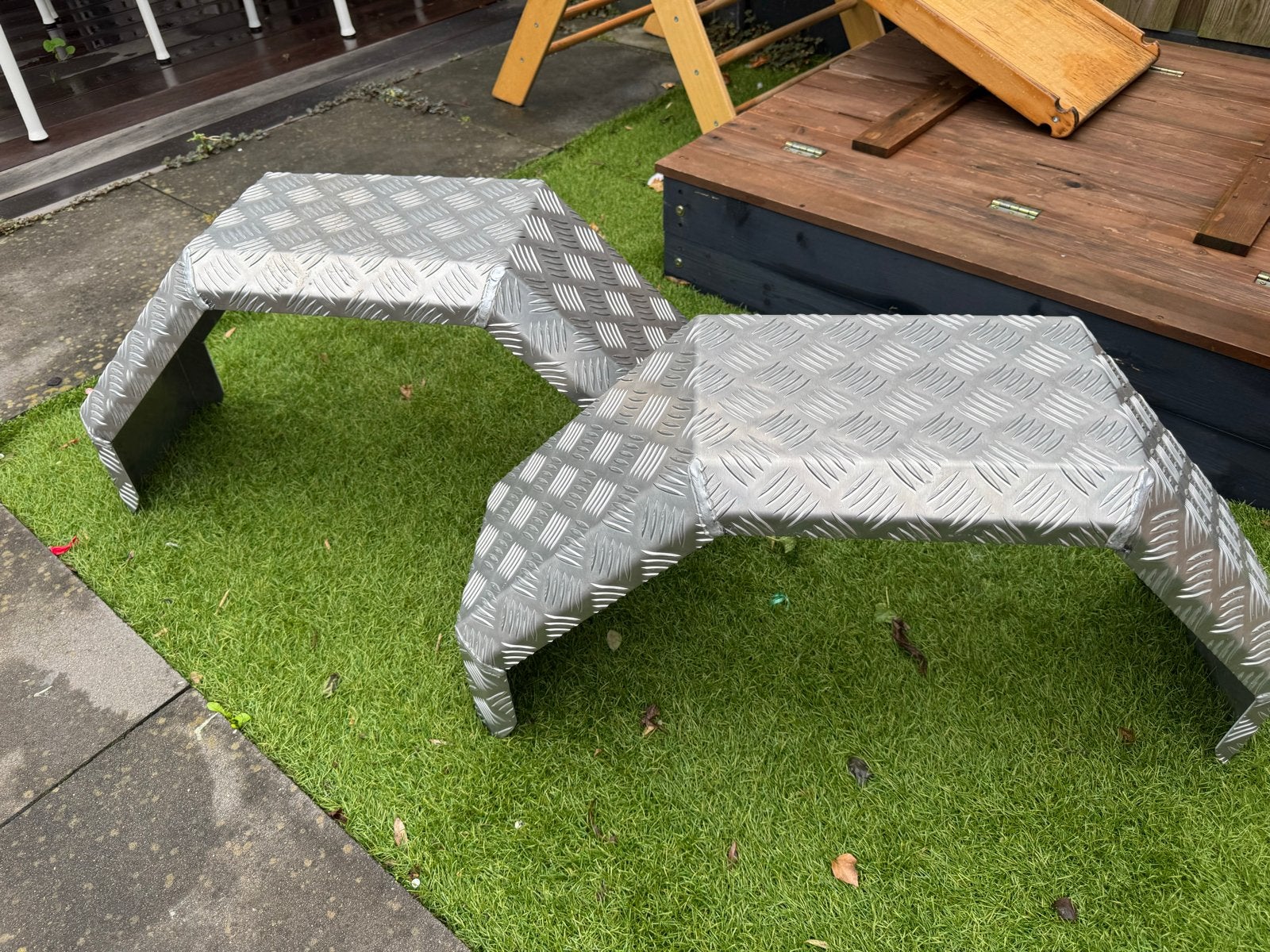 Aluminium Spatborden voor Aanhanger of Trailer, Ophalen of Verzenden, Gebruikt, Universele onderdelen, Spatbord