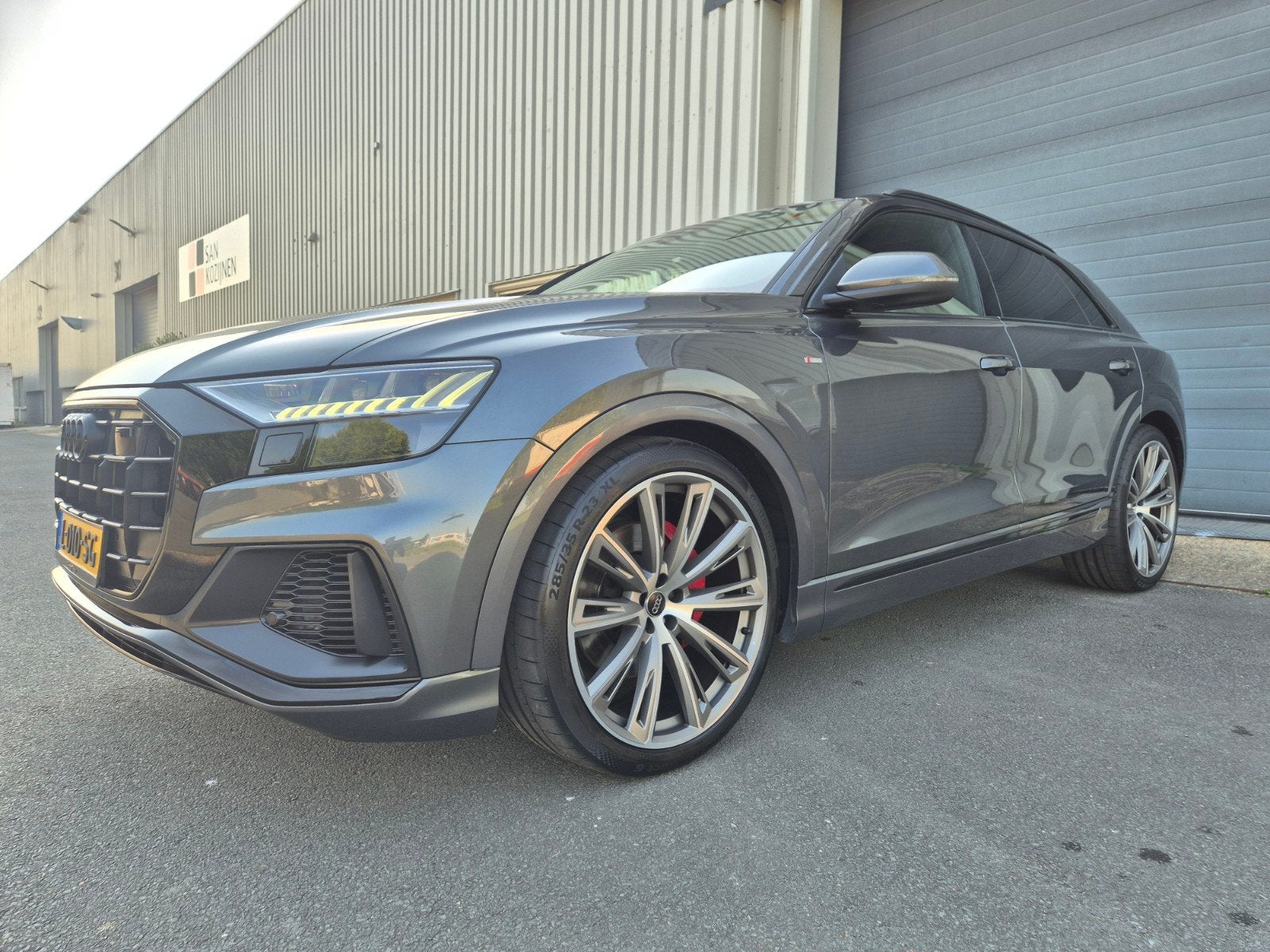 Audi Q8 50 TDI Quattro 286PK Tiptronic 2019 Grijs, Auto's, Automaat, Zwart, Particulier, SUV of Terreinwagen