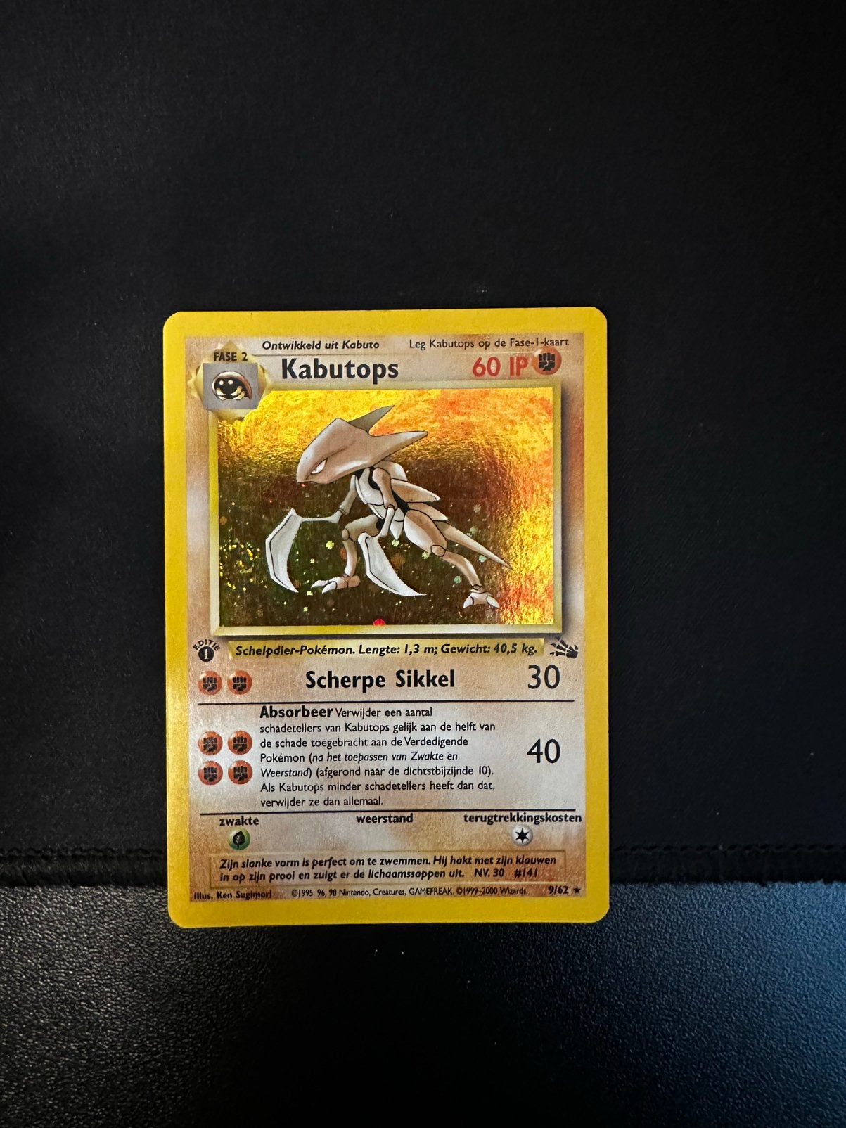 Kabutops 9 - Fossil - Excellent / Near Mint, Hobby en Vrije tijd, Verzamelkaartspellen | Pokémon, Ophalen of Verzenden, Zo goed als nieuw