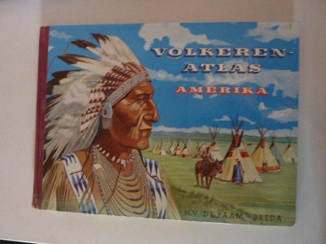Volkerenatlas - Amerika compleet Faam pepermunt, Boeken, Ophalen of Verzenden, Gelezen