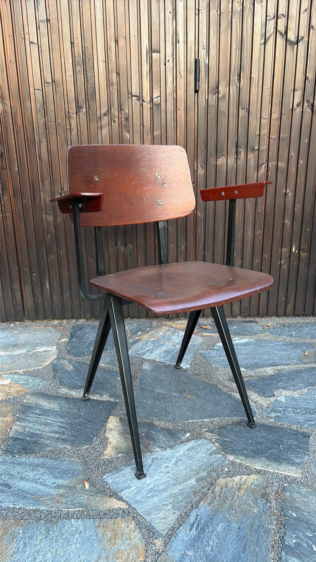 Galvanitas met armleuningen stoel vintage, Ophalen, Gebruikt, Overige kleuren, Vintage
