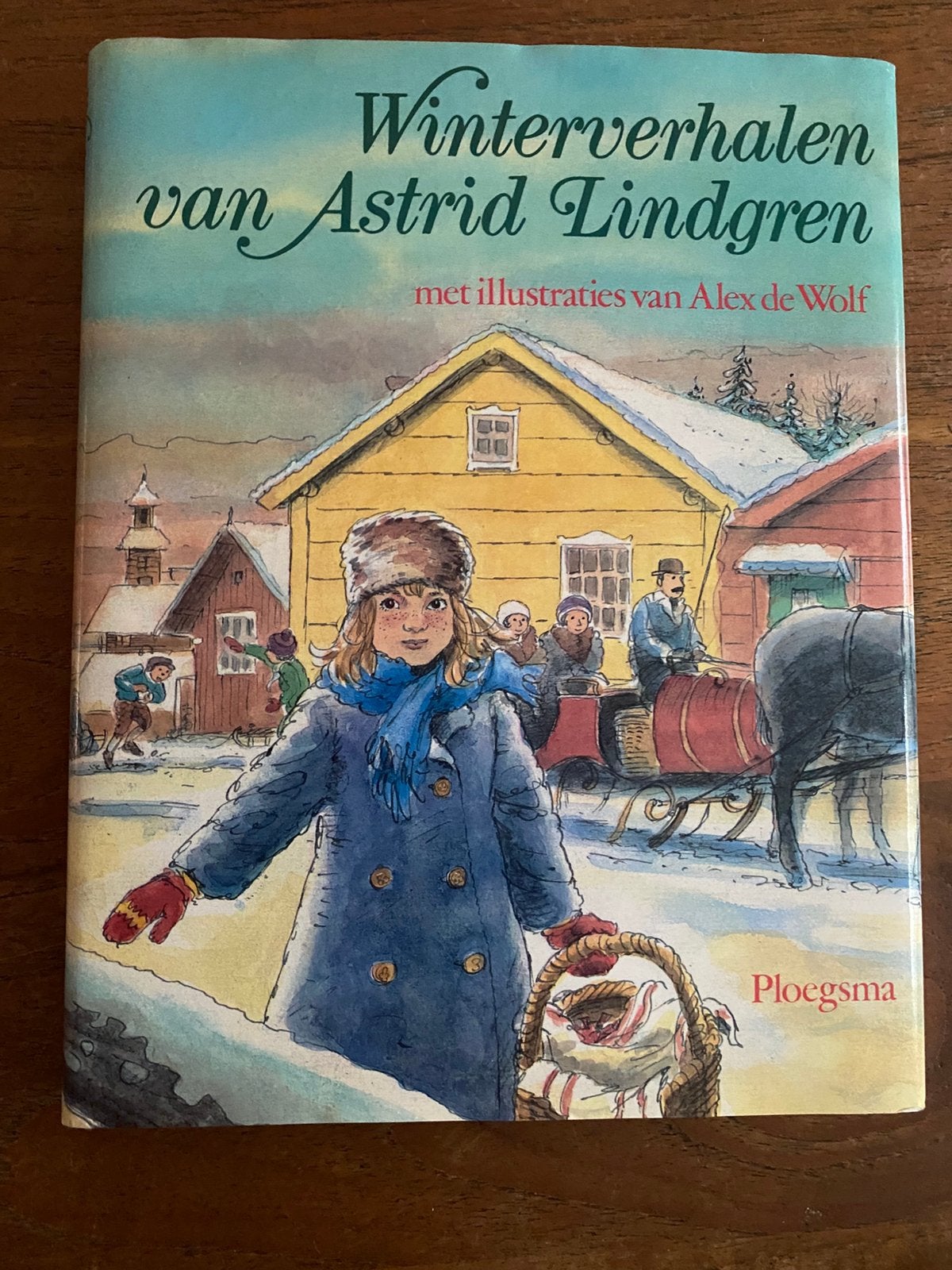 Winterverhalen van Astrid Lindgren - Ploegsma, vintage 1987, Ophalen of Verzenden, Zo goed als nieuw, Fictie algemeen