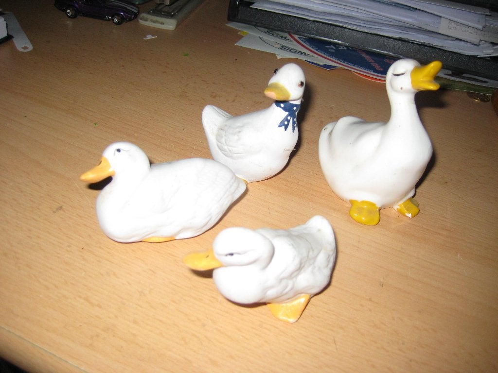 eenden beeldjes, Ophalen of Verzenden, Zo goed als nieuw, Dier