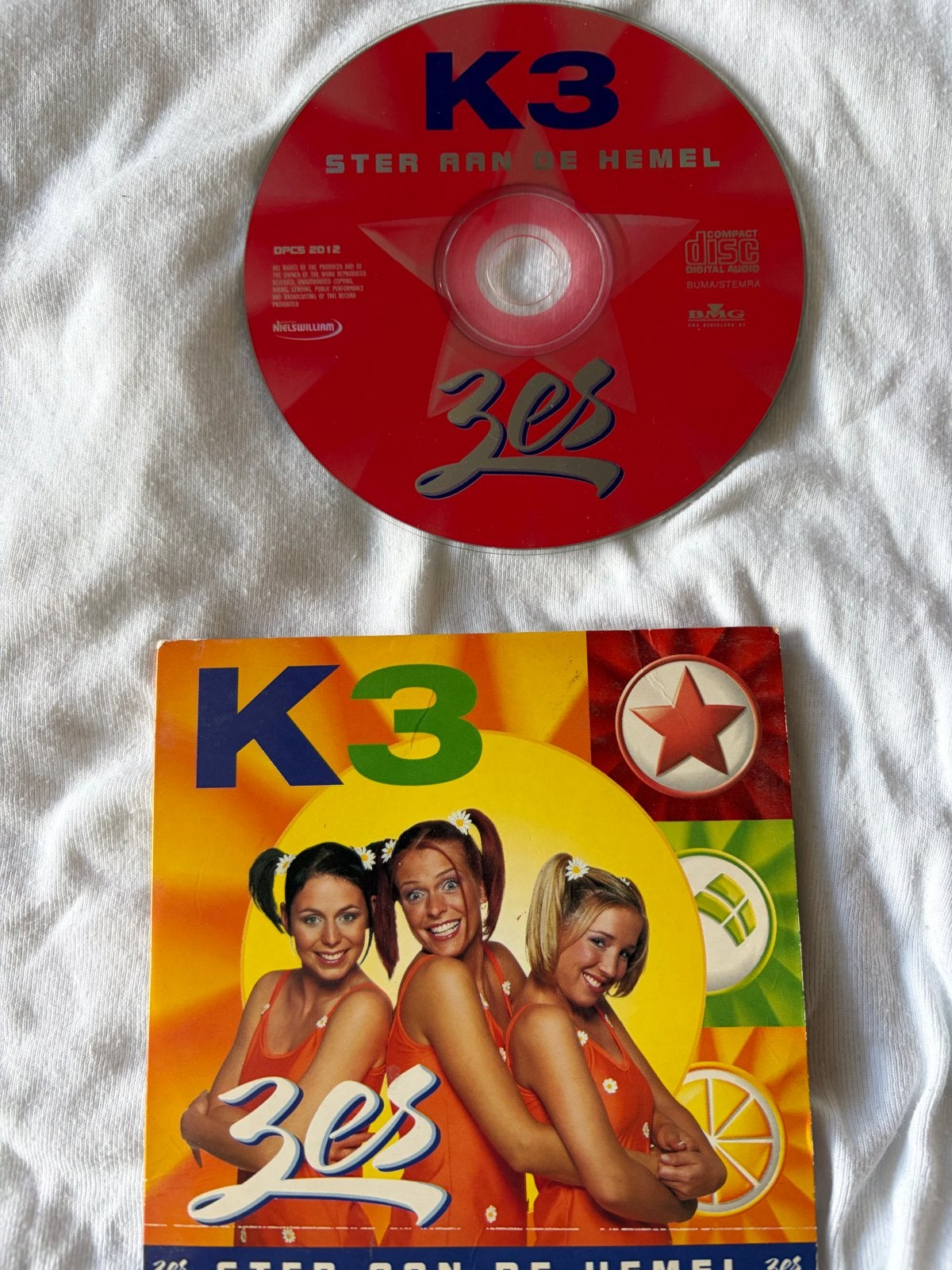 K3 - 3ES Ster aan de Hemel CD (2001), Gebruikt, Verzenden, 3 tot 5 jaar, Inclusief boekje