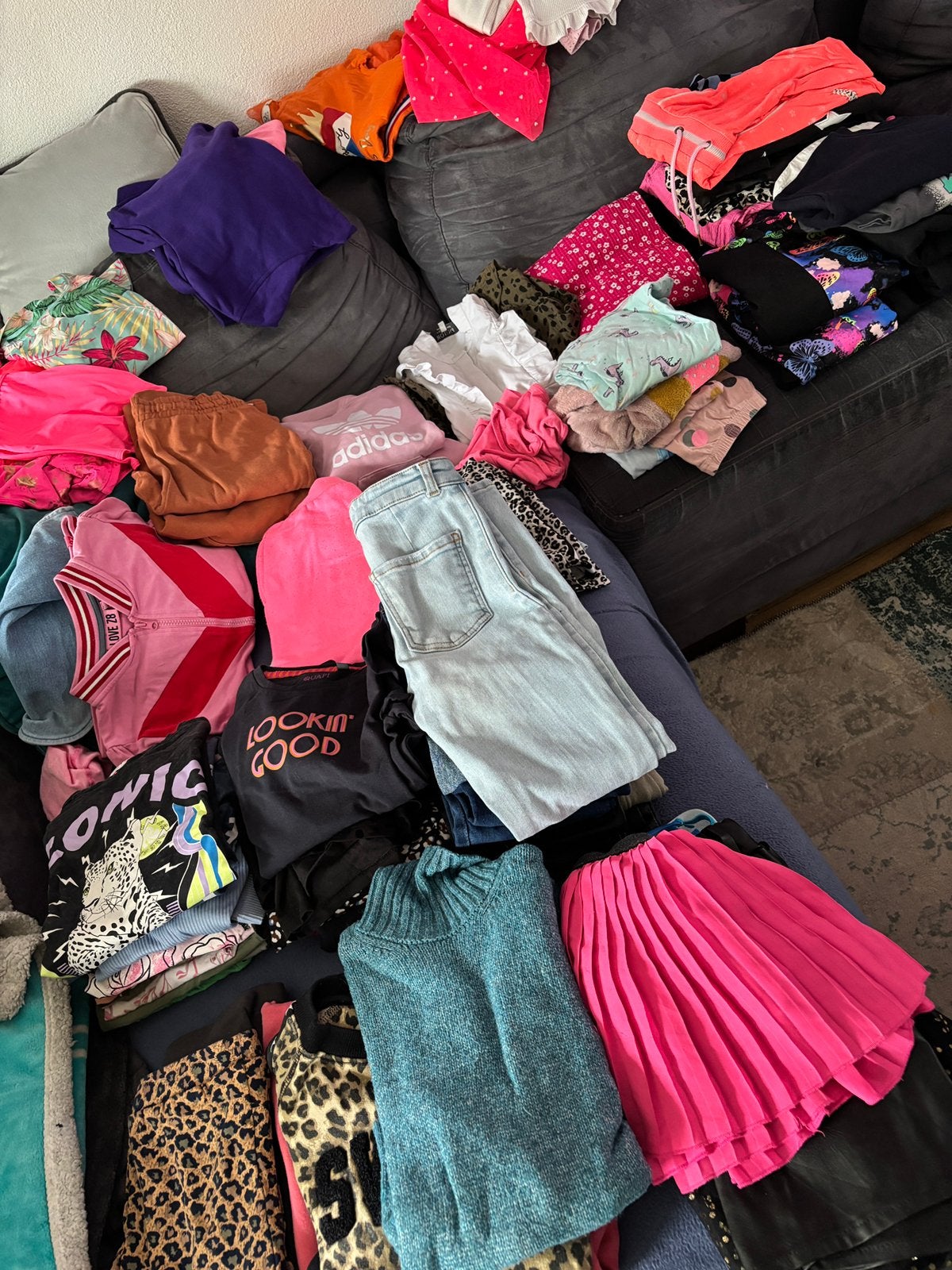 Kledingpakket meisje, maat 122/140, Ophalen of Verzenden, Gebruikt, Maat 128