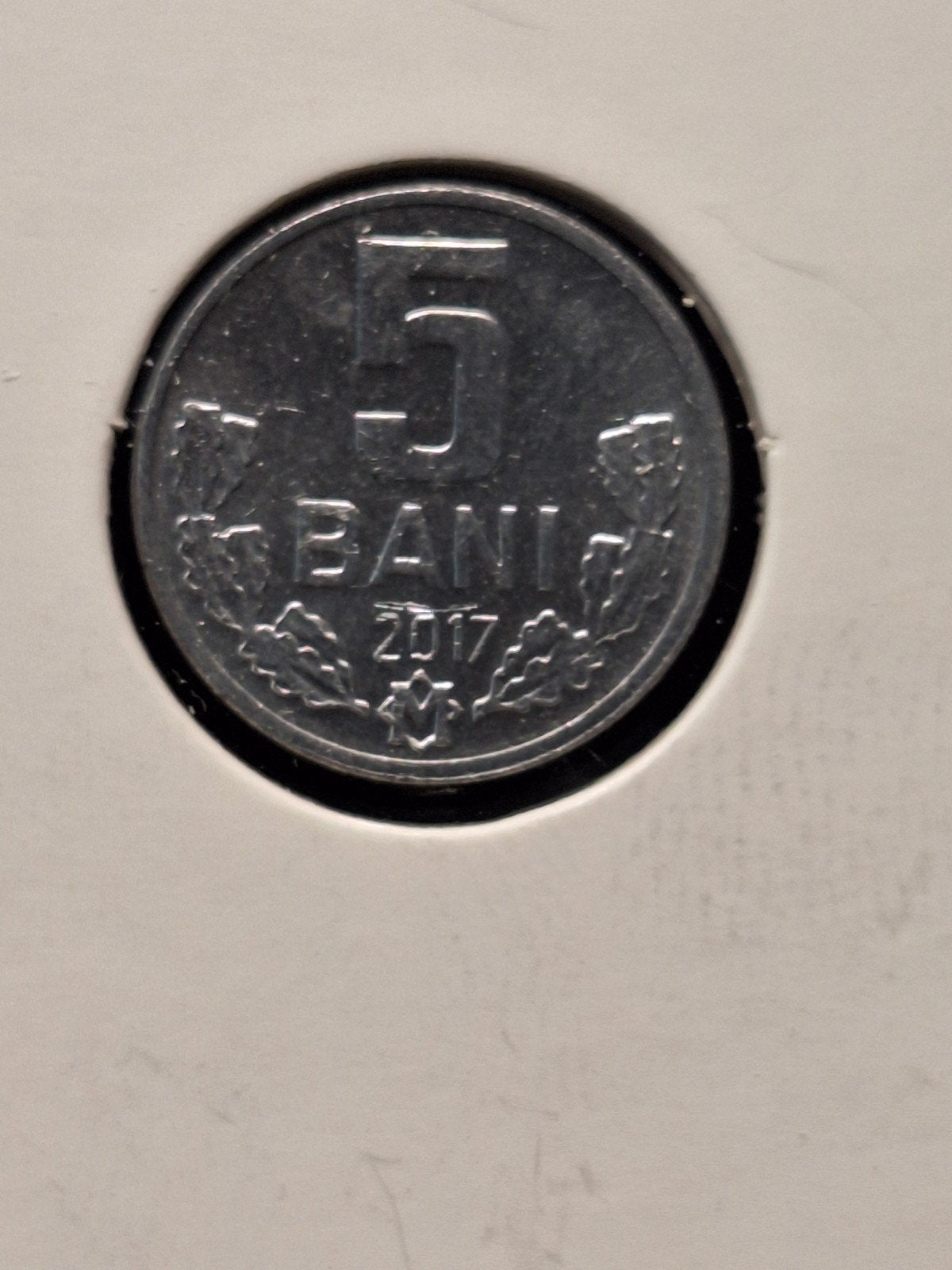 Moldavië 5 bani 2017, Postzegels en Munten, Ophalen of Verzenden, Overige landen