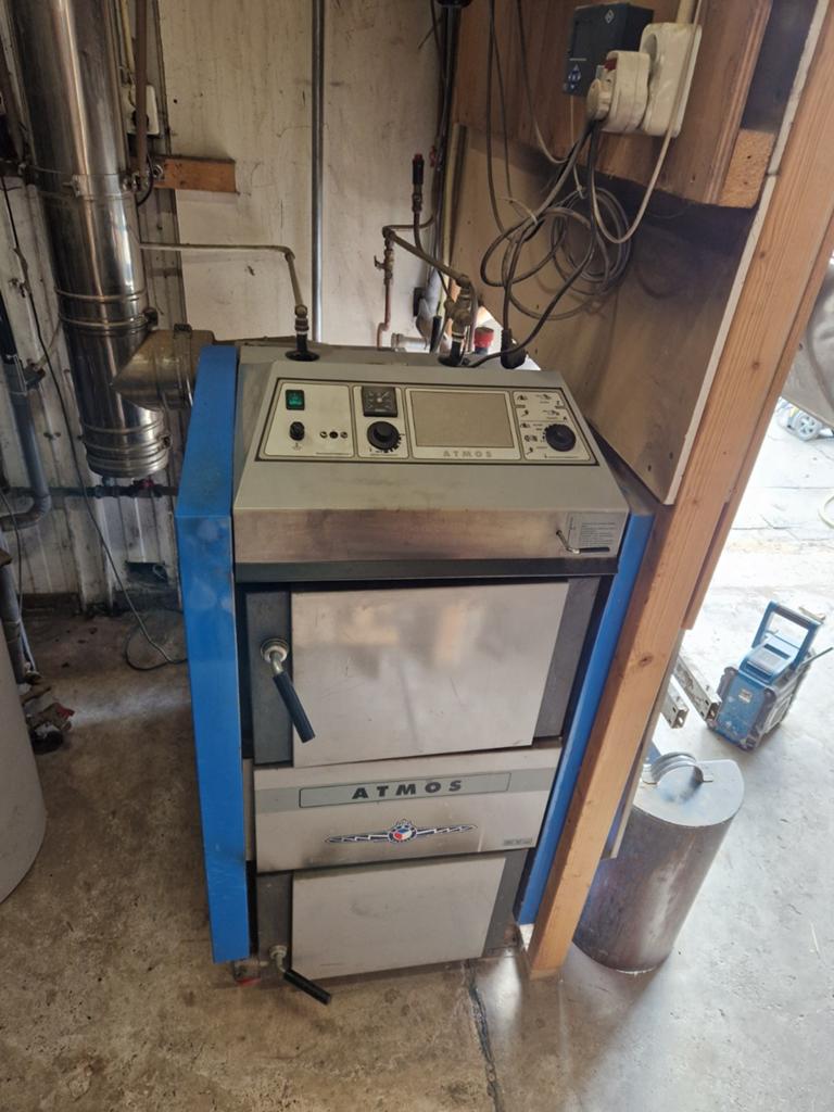 Atmos DC 30 GSE Houtvergasser CV-ketel, Ophalen, Gebruikt, Cv-ketel of Combi-ketel, 60 tot 150 cm