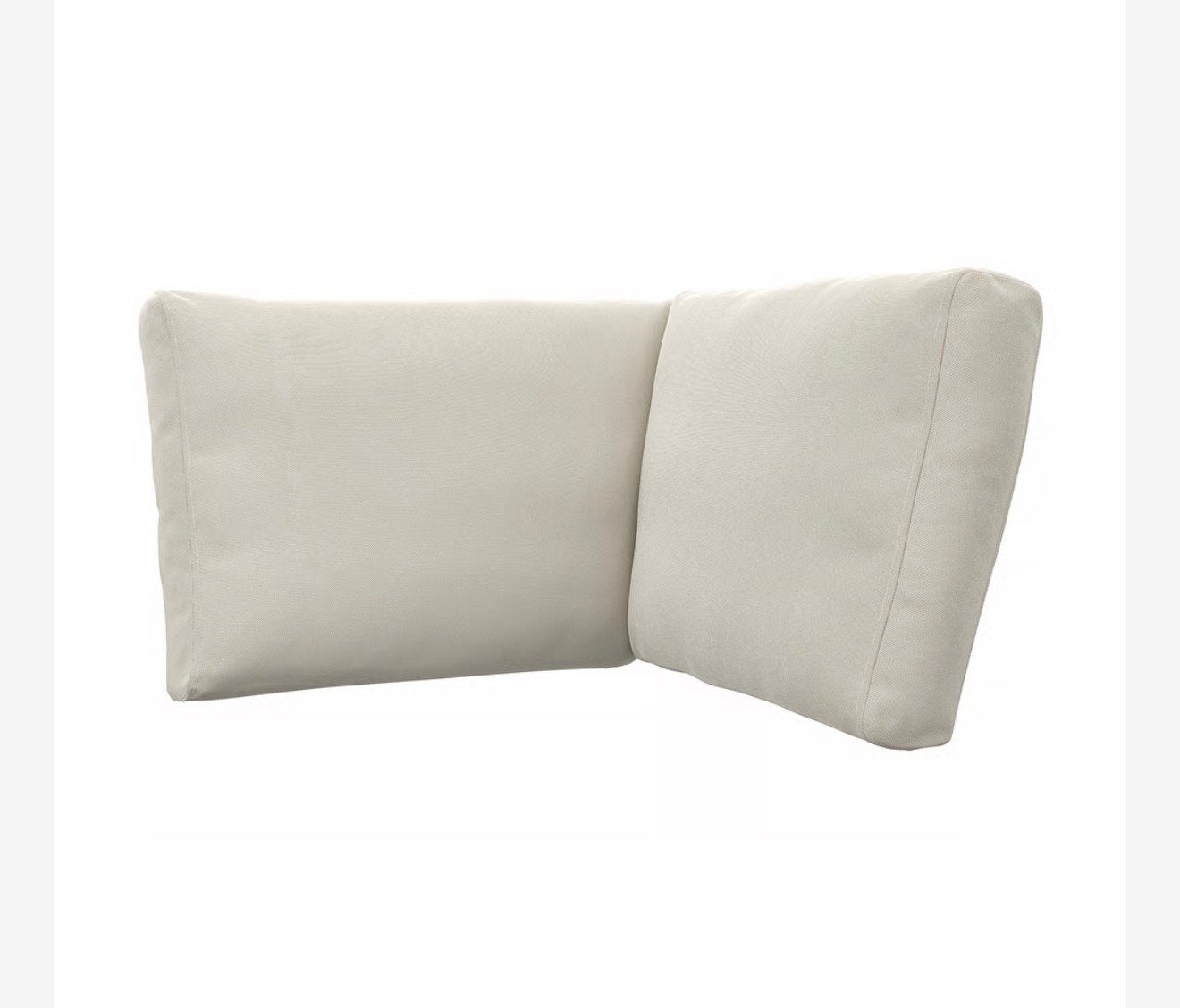 FRÖSÖN/DUVHOLMEN Rugkussenhoes voor hoekunit, beige 62x62x44, Ophalen of Verzenden, Zo goed als nieuw, Beige, Vierkant