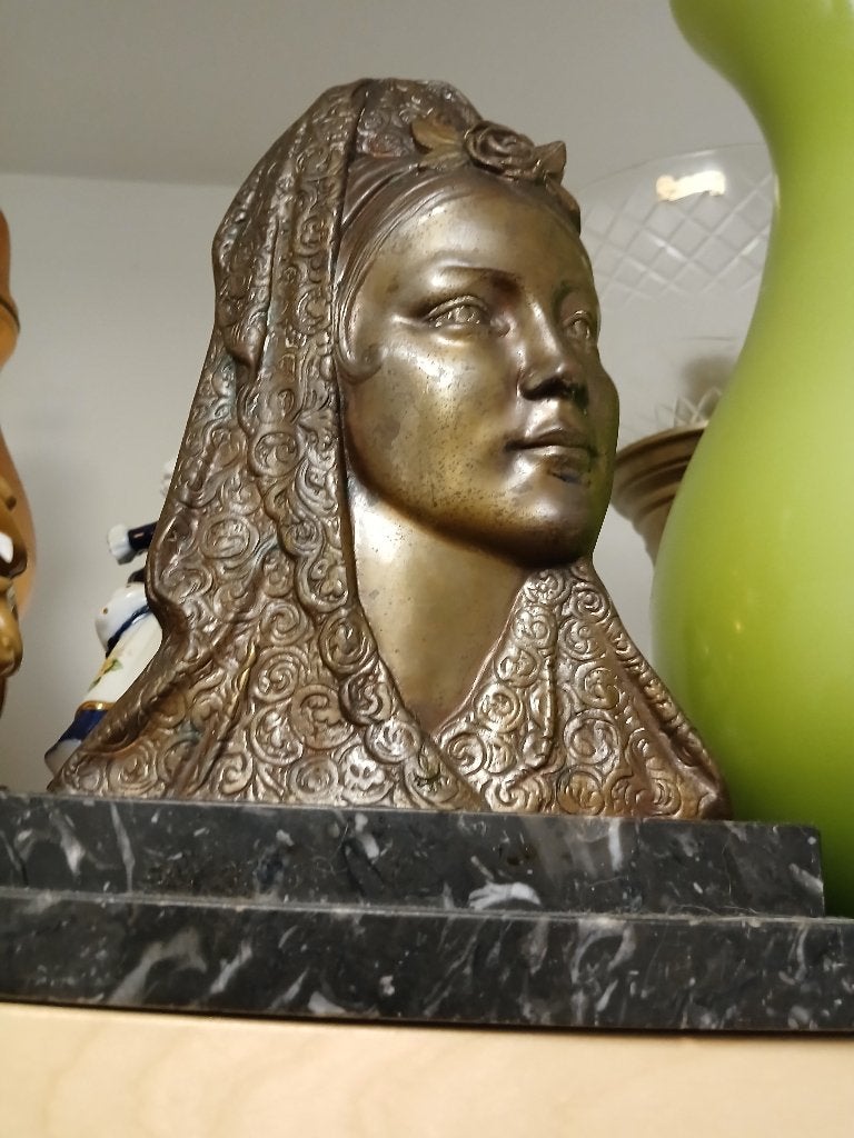 Brons beelden set, Ophalen of Verzenden, Brons