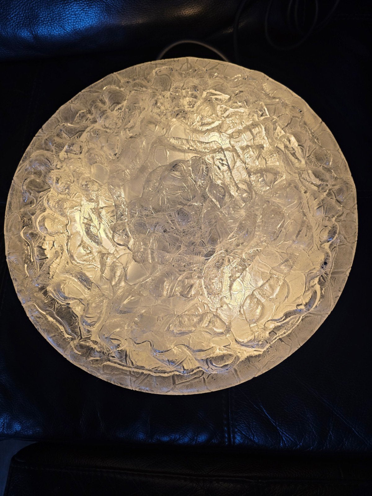 Doria Leuchten ice bubble plafondlamp, Ophalen, Gebruikt, Inclusief lichtbron, Glas