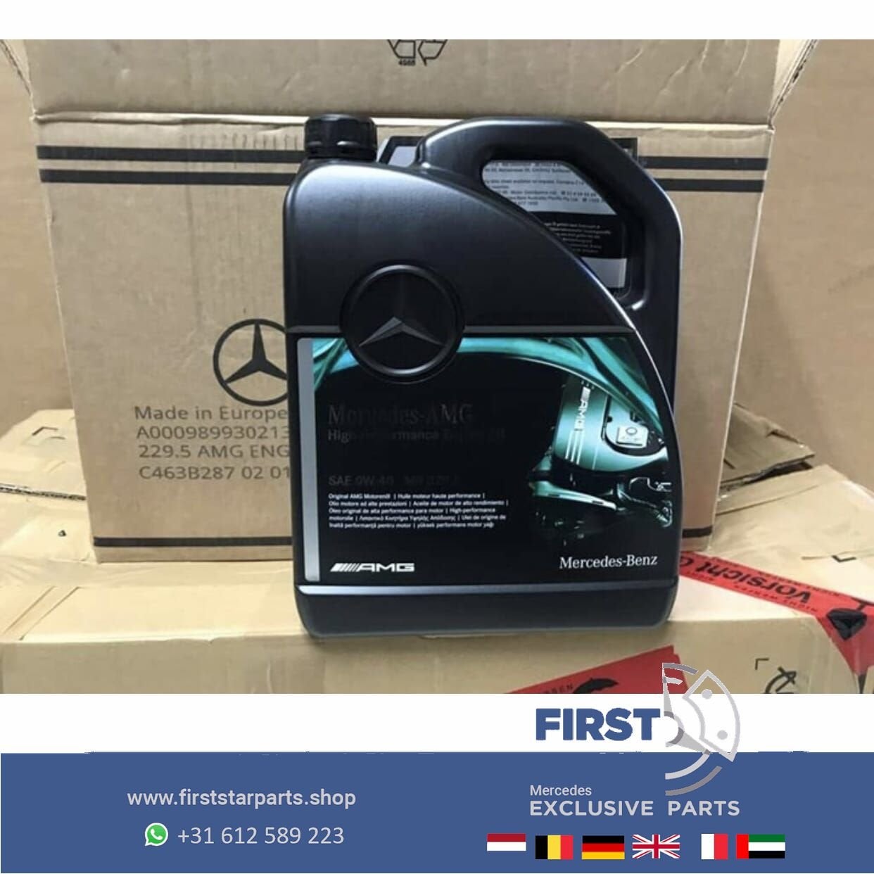MERCEDES 5 LITER 0W40 MOTOR OLIE A35 A45 A45S CLA35 CLA45 CL, Ophalen of Verzenden, -, -, -