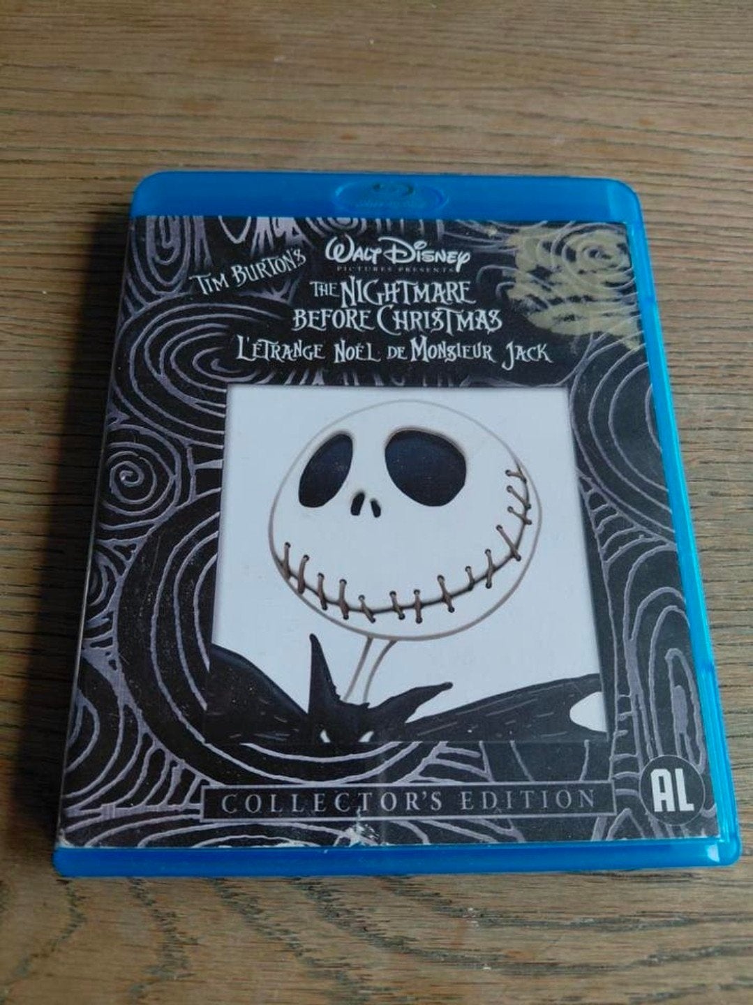 Disney Tim Burton's Nightmare before Christmas blu-ray., Gebruikt, Film, Kinderen en Jeugd, Ophalen of Verzenden