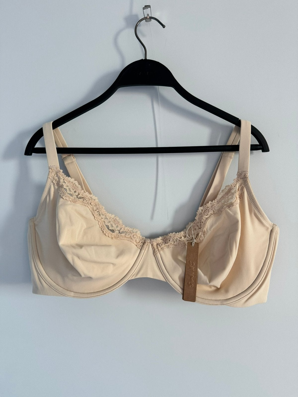 SKIMS Fits everybody lace unlined scoop bra US size 40DD new, Kleding | Dames, SKIMS, Ophalen of Verzenden, Beige, BH
