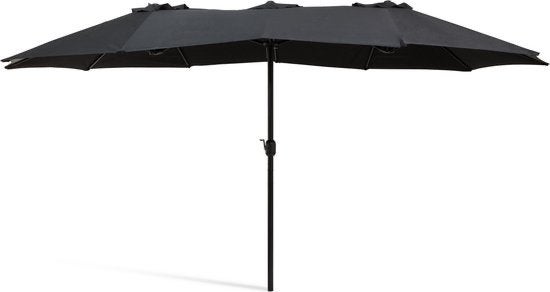 Nieuwe Dubbele Parasol 450x270 cm - Ongebruikt in Doos, Ophalen, Stokparasol, Meer dan 4 meter, Nieuw