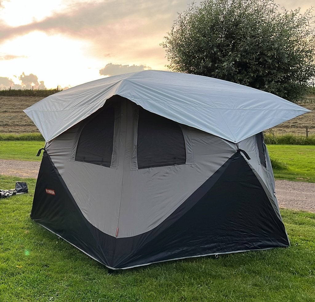 Fjordsen pop up tent, Ophalen, Zo goed als nieuw, Tot en met 4