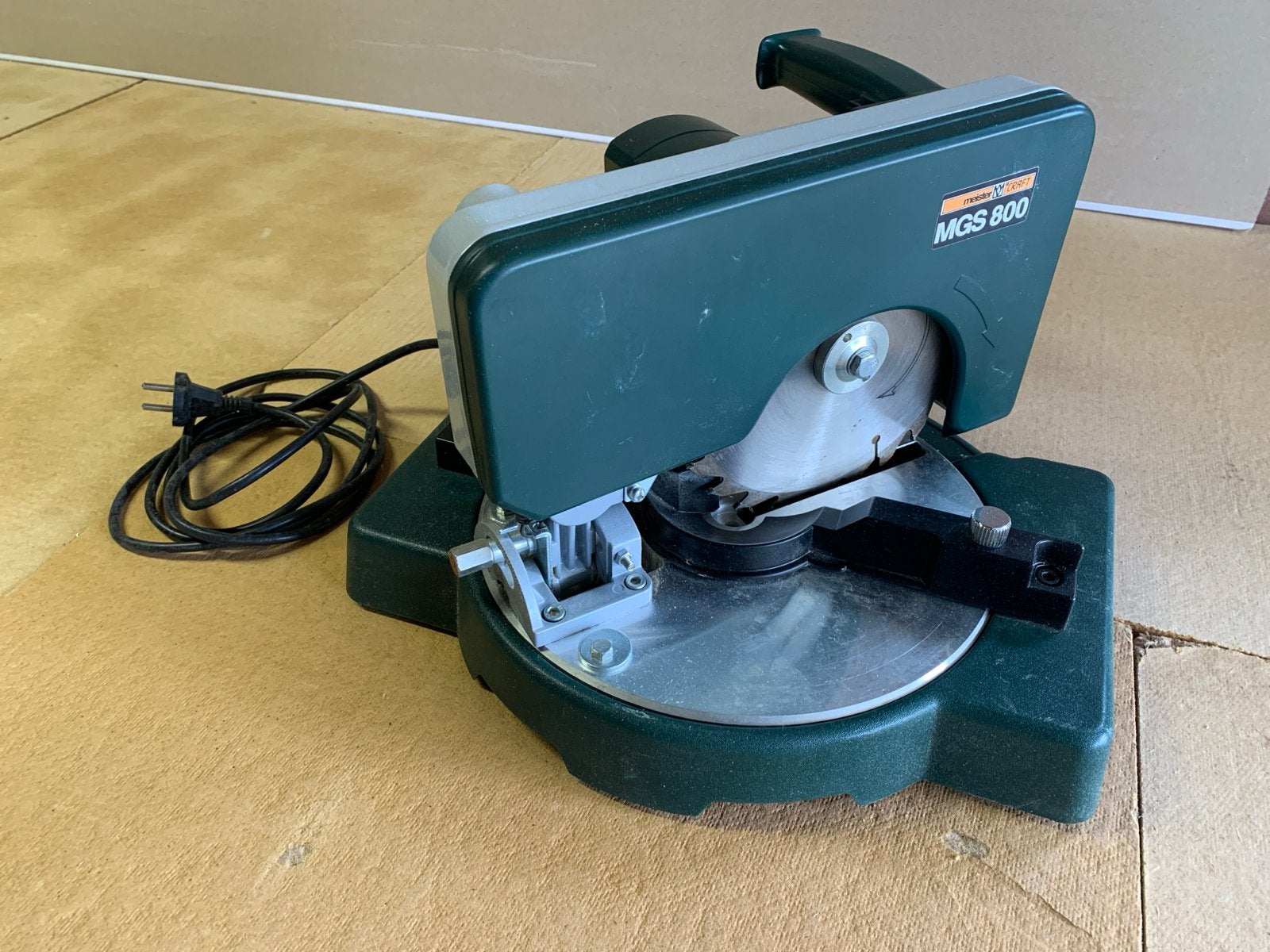 Meister Craft MGS 800 Afkortzaag - 800W, Ophalen, Gebruikt, 600 tot 1200 watt, Afkortzaag