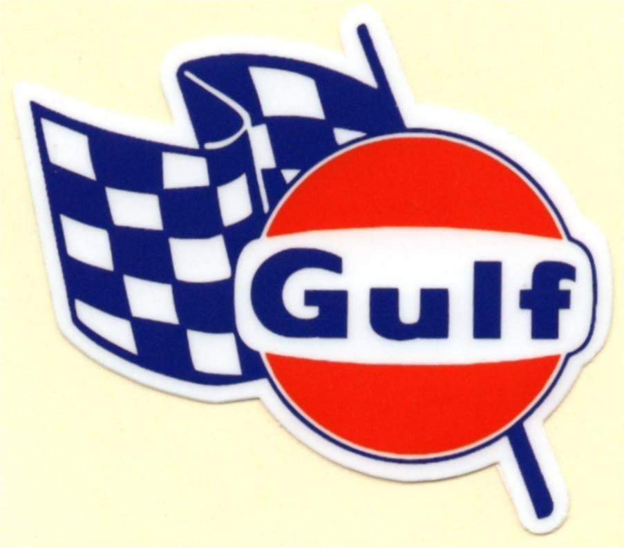 Gulf sticker #5, Ophalen of Verzenden