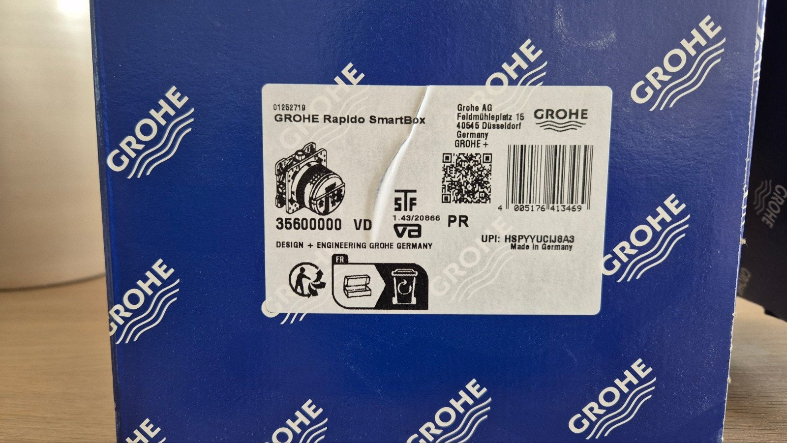 Grohe Rapido SmartBox Inbouwdeel voor Douche/Bad, Ophalen of Verzenden, Nieuw, Chroom, Douche