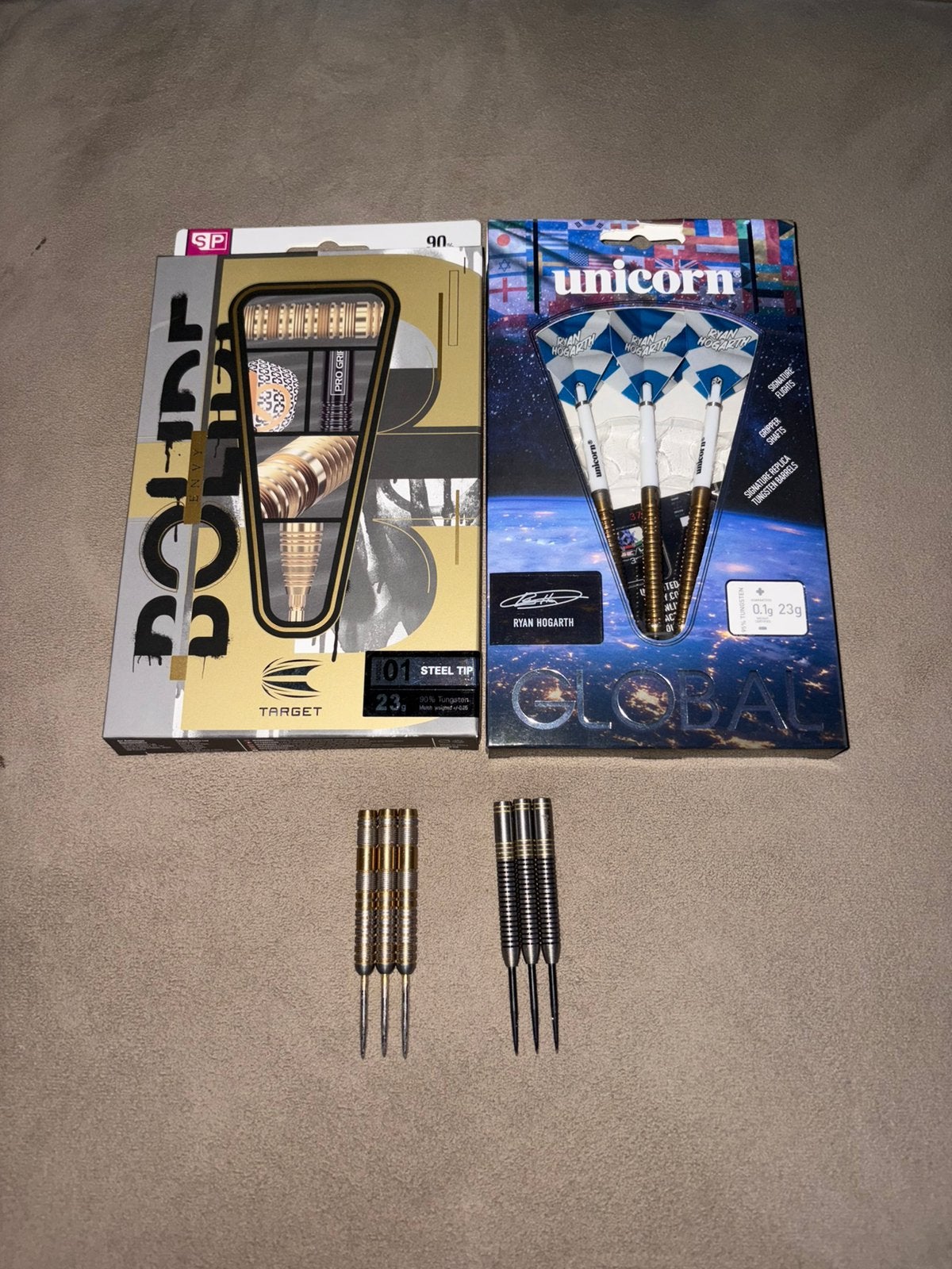 4 setjes dartpijlen te koop, Sport en Fitness, Ophalen of Verzenden, Zo goed als nieuw, Pijlen