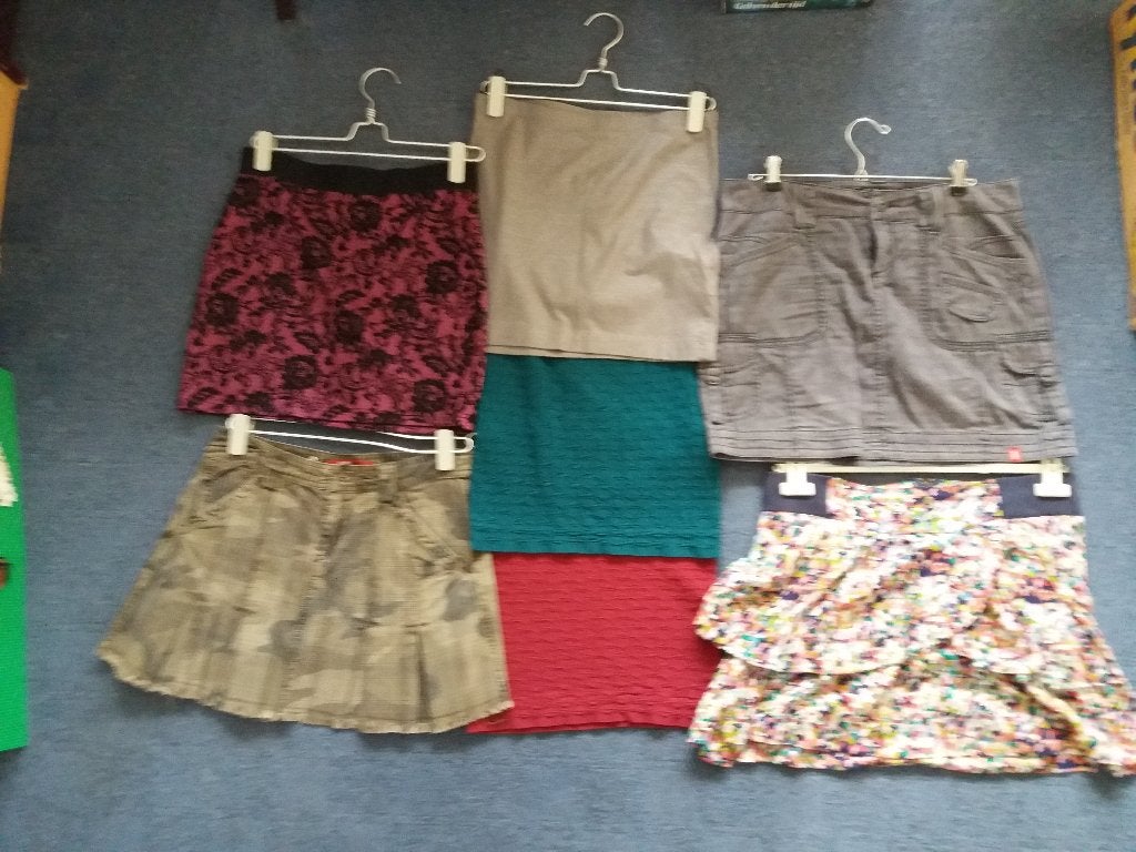 6 verschillende leuke mini rokjes., Kleding | Dames, Maat 38/40 (M), Ophalen of Verzenden, Zo goed als nieuw, Boven de knie