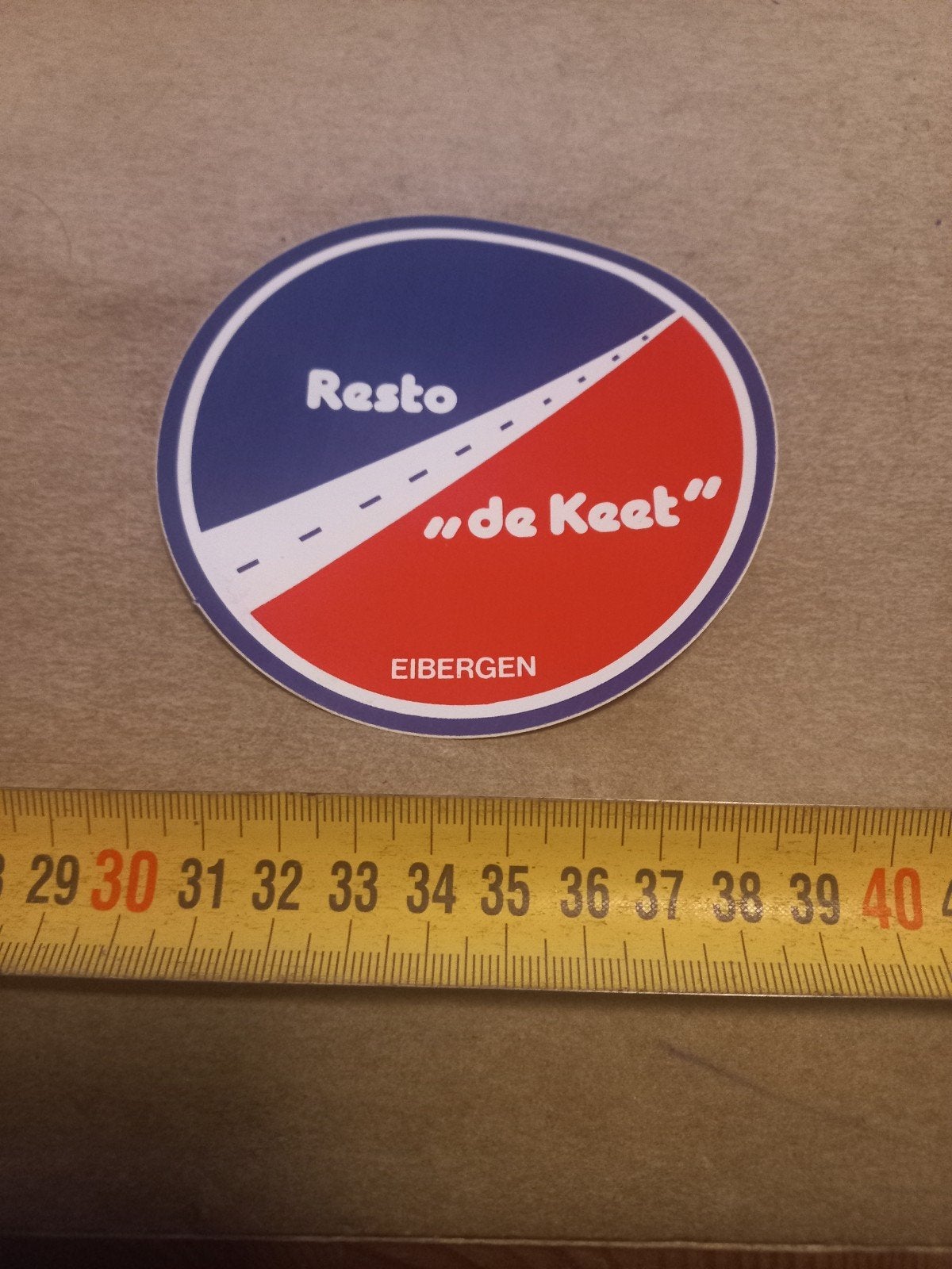 Sticker "Resto de Keet" Eibergen, Ophalen of Verzenden, Zo goed als nieuw, Overige typen