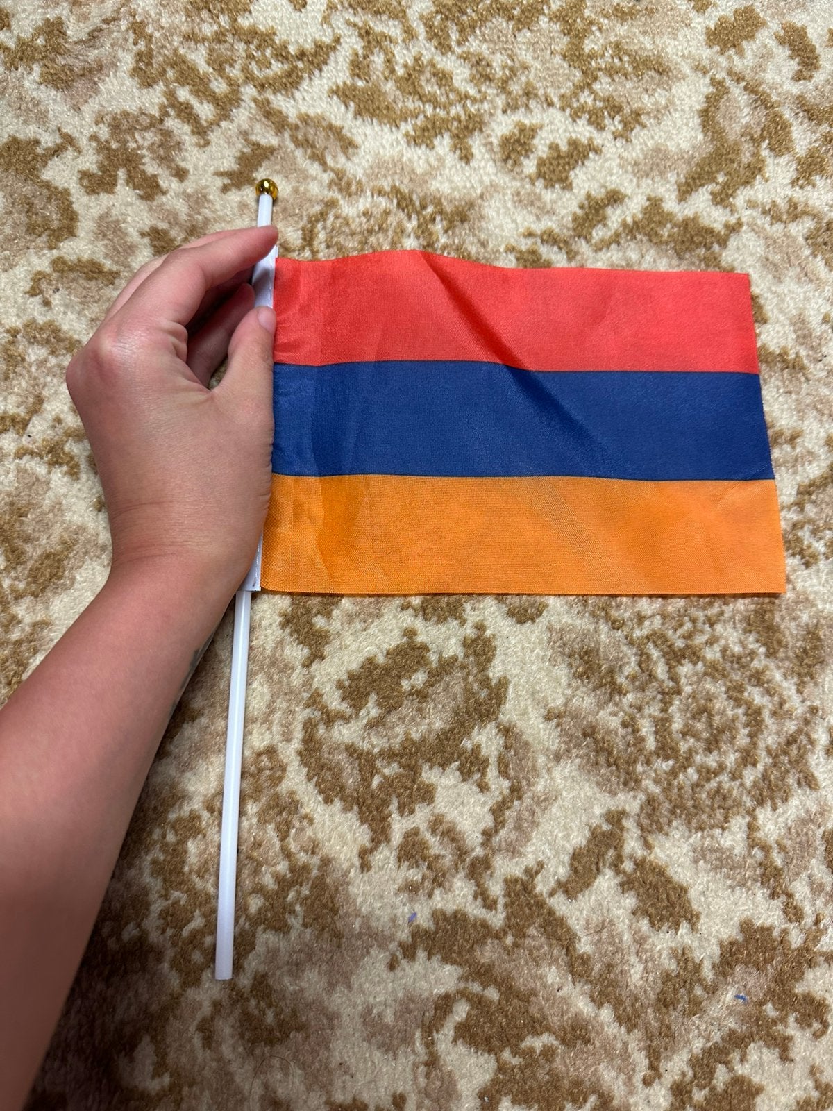 Armeense vlag, Ophalen, Nieuw