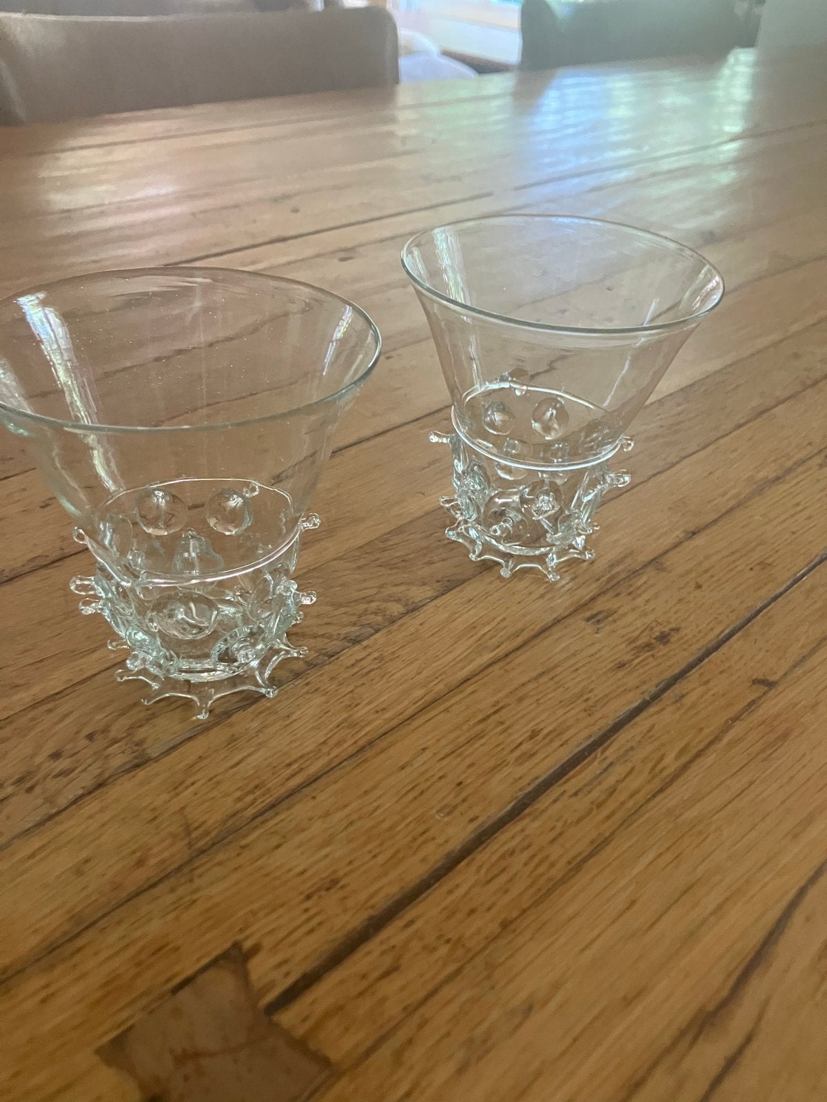 Berkemeyer drinkglazen, Ophalen