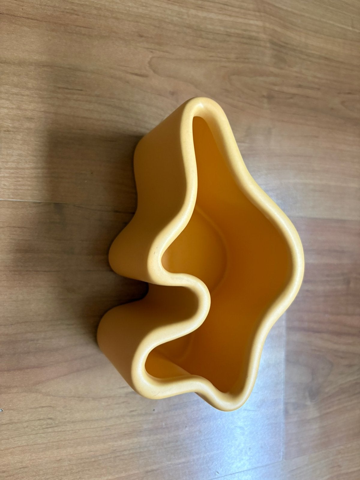 Coco maison vaasje oranje geel pastel, Huis en Inrichting, Woonaccessoires | Vazen, Ophalen, Zo goed als nieuw, Geel