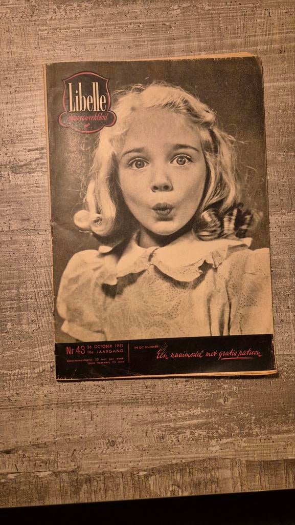 3 Libelle tijdschriften - Vintage jaren '50, Ophalen of Verzenden, Gelezen, Damesbladen