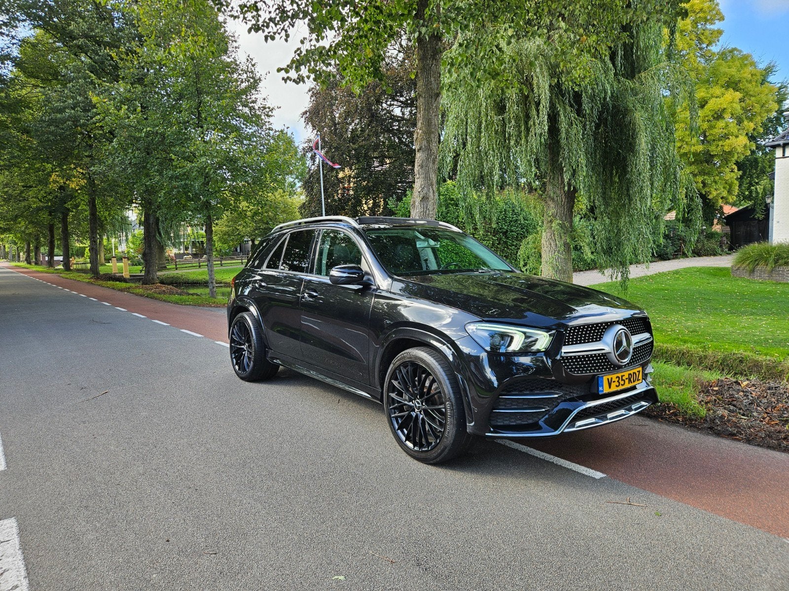 Mercedes-Benz GLE 350de Grijskenteken AMG.PANO.NIEUW MODEL, Auto's, Automaat, Dealer onderhouden, Zwart, Vierwielaandrijving