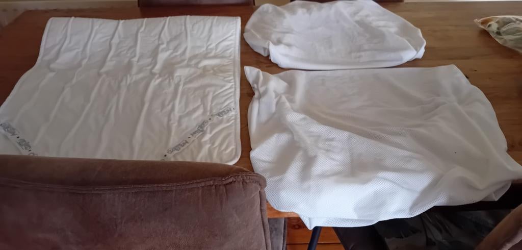 Aerosleep , 1 topdek en 2 aerosleep hoesjes voor ledikant., Ophalen of Verzenden, Zo goed als nieuw, Ledikant