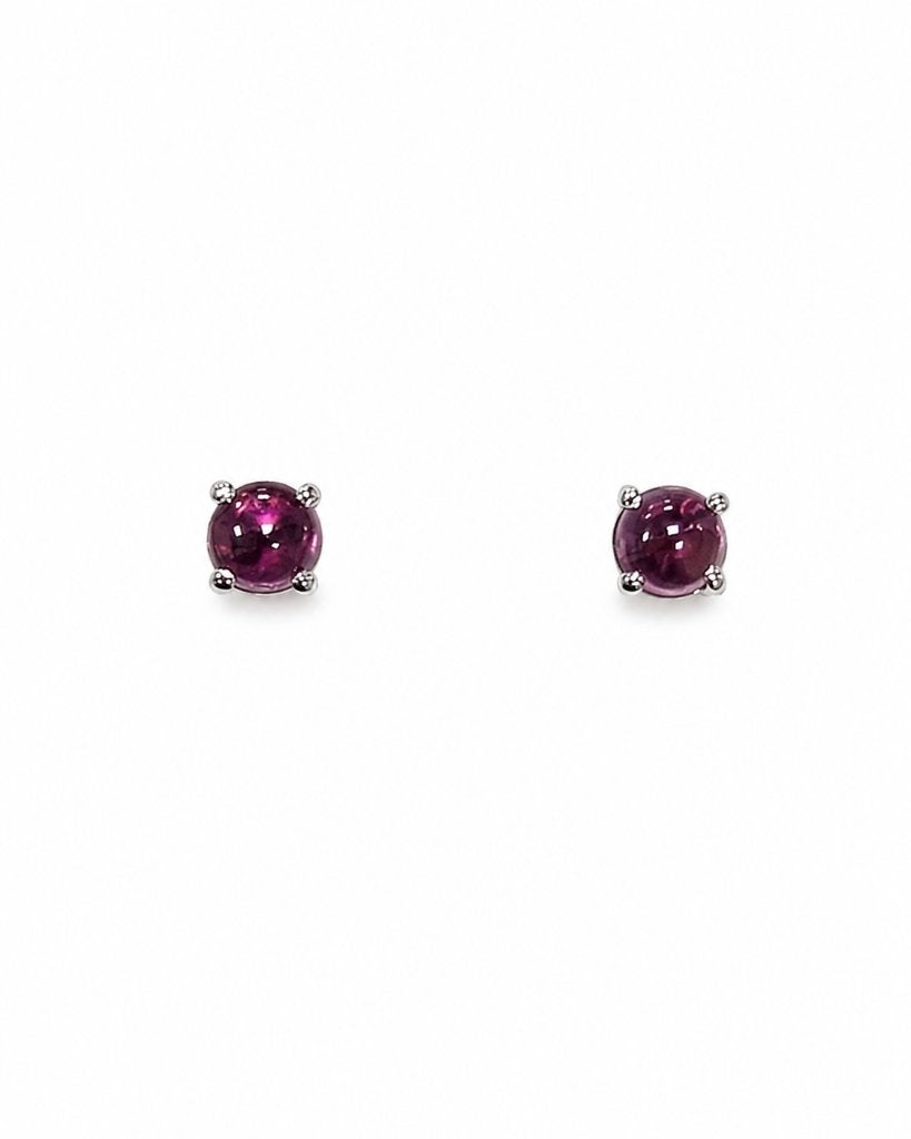 Granaat Oorknoppen Idun - Echt Zilver, Verzenden, Info@lavicollection.com, Nieuw, Met edelsteen