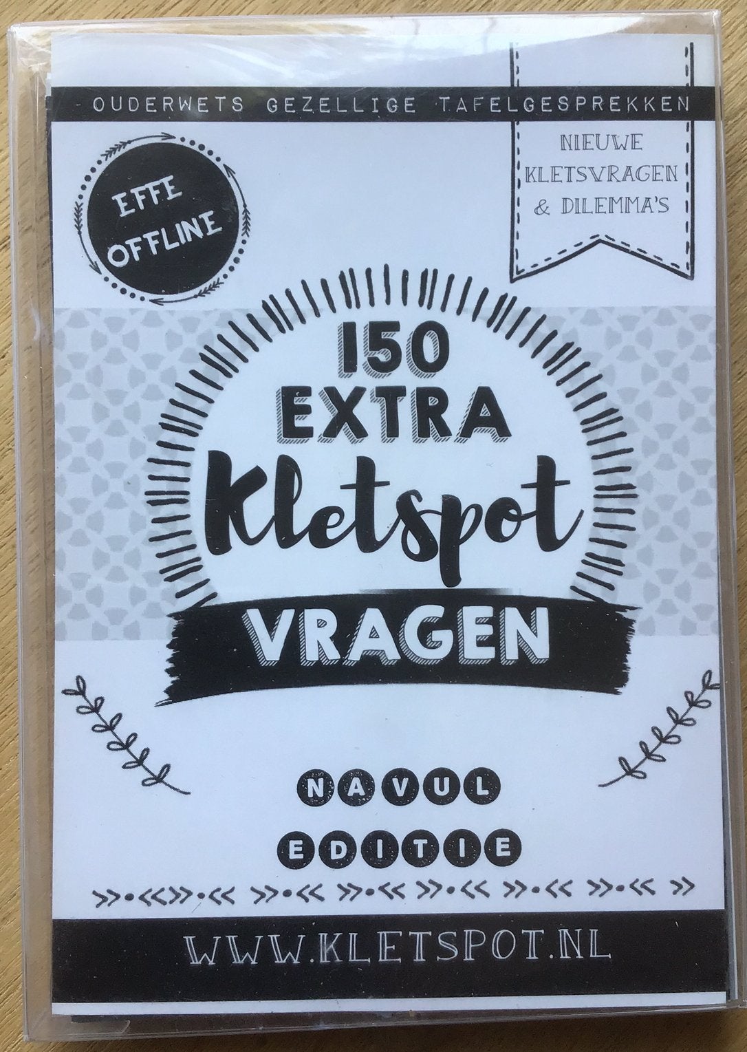 Navul editie Kletspot met 150 extra kletspot vragen - ZGAN, Vijf spelers of meer, Ophalen of Verzenden, Zo goed als nieuw