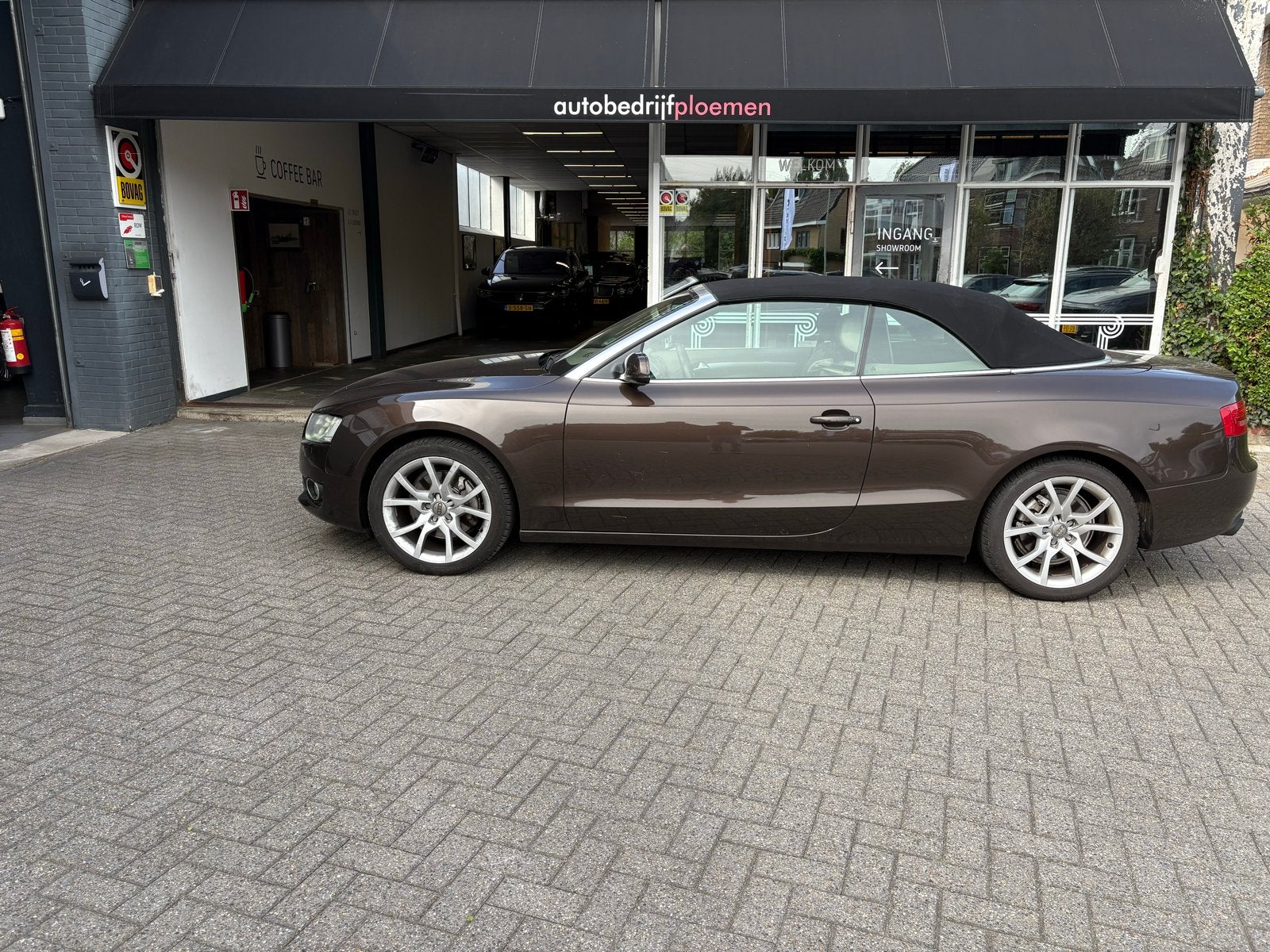 Audi A5 2.0 Tfsi 155KW Cabrio Quat. S-tr 2011 Bruin, Auto's, 4 cilinders, 4 stoelen, Bedrijf, Vierwielaandrijving