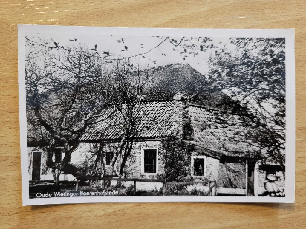 ansicht WIERINGERMEER hofstede, Verzamelen, Ophalen of Verzenden, Voor 1920, Noord-Holland