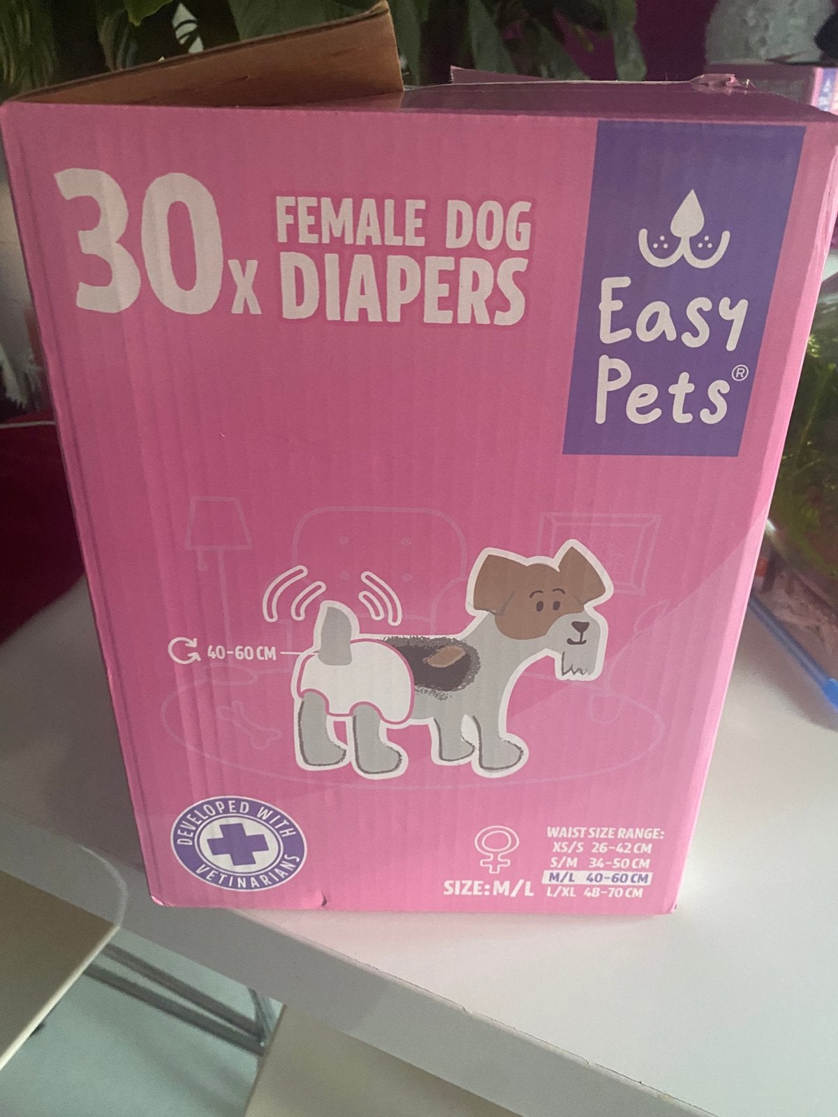 Female dog pampers, Dieren en Toebehoren, Ophalen of Verzenden, Zo goed als nieuw