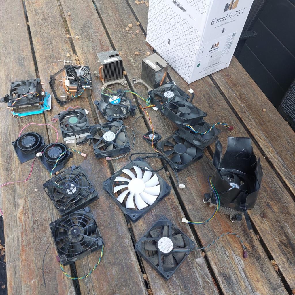 Diverse CPU Koelers en Ventilators - Partij, Computers en Software, Ophalen of Verzenden, Gebruikt, Luchtkoeling