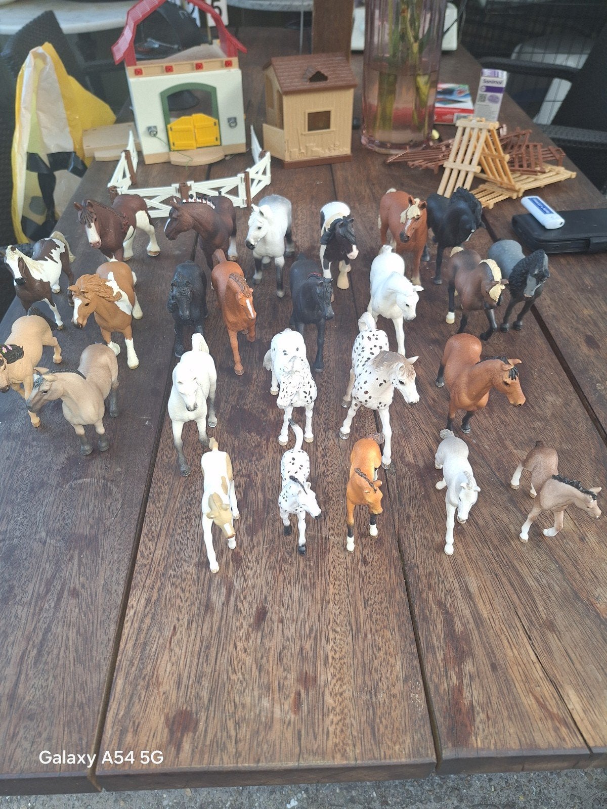 Grote collectie Schleich paarden en boerderij dieren, Ophalen of Verzenden, Zo goed als nieuw, Jongen of Meisje