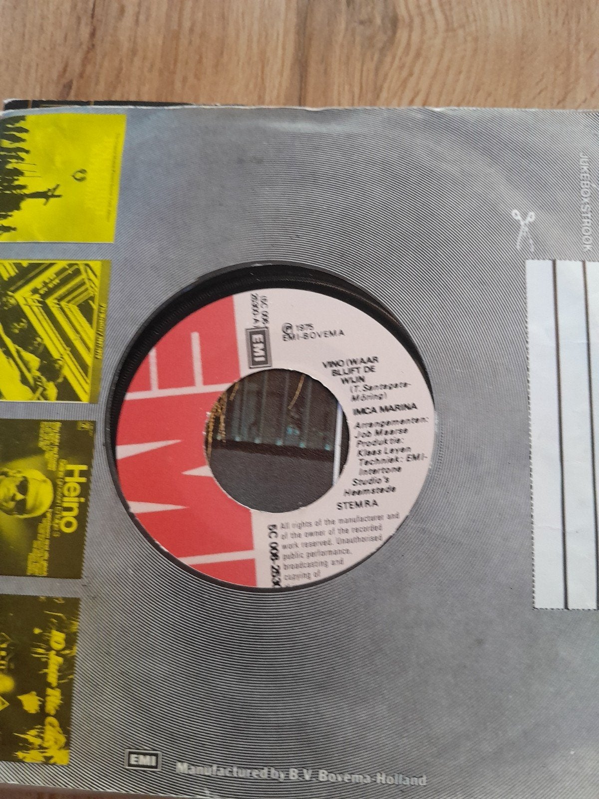 imca marina 7inch vino (waar blijft de wijn, Cd's en Dvd's, Vinyl Singles, Ophalen of Verzenden, Zo goed als nieuw, Nederlandstalig