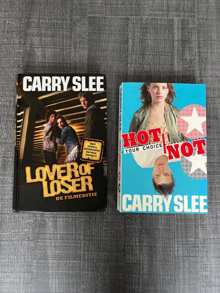 Carry Slee Boeken: Lover of Loser (Filmeditie) & Hot or Not, Boeken, Ophalen of Verzenden, Gelezen, Nederland
