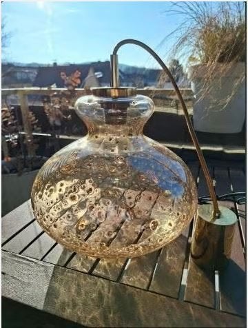 vintage hanglamp Barovier & Toso Italy, Ophalen, Mid century, E27 (groot), Zo goed als nieuw