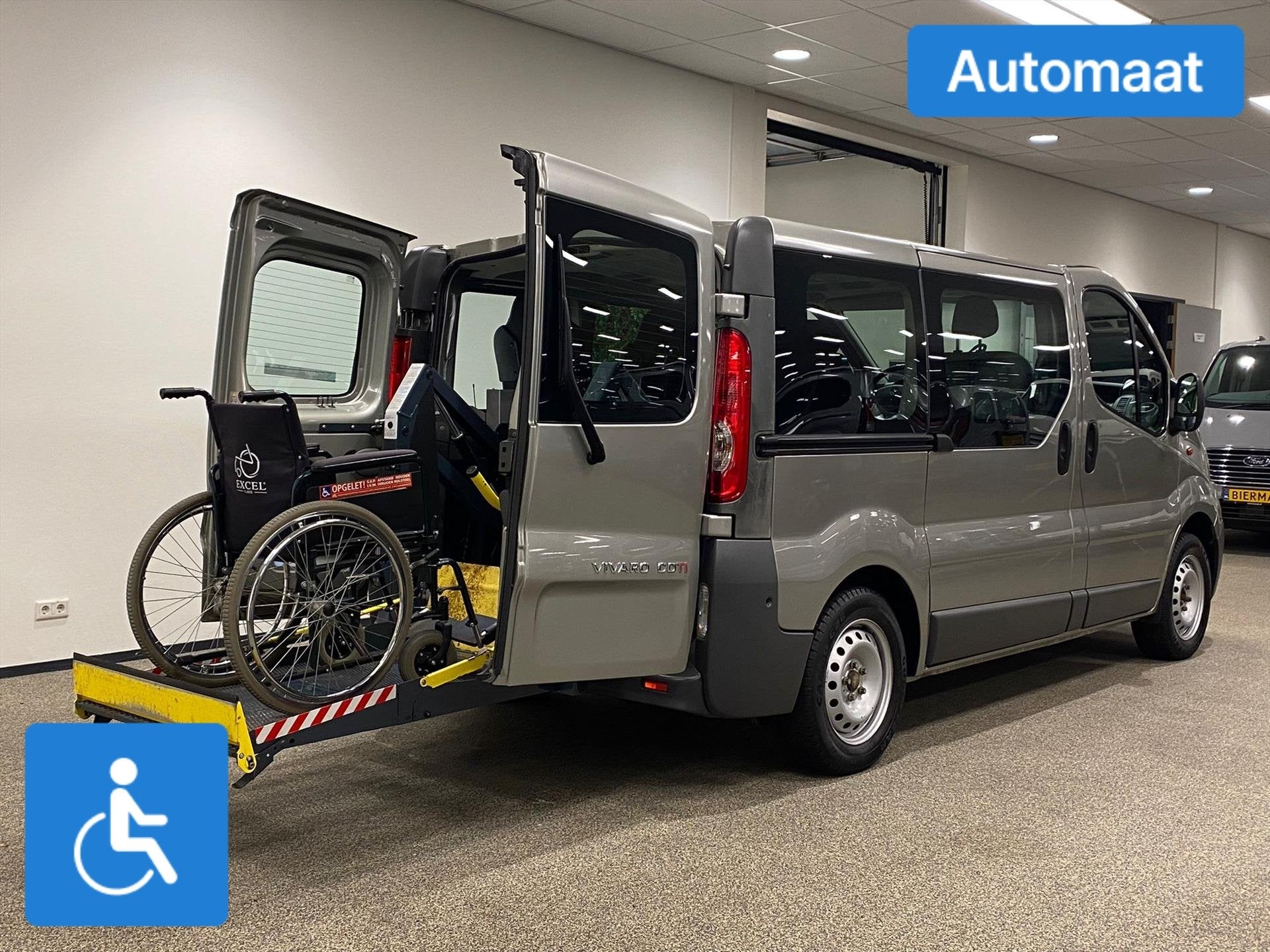 Opel Vivaro L1H1 Rolstoelbus Automaat (airco), Automaat, 12 maanden, Stof, 14 km/l
