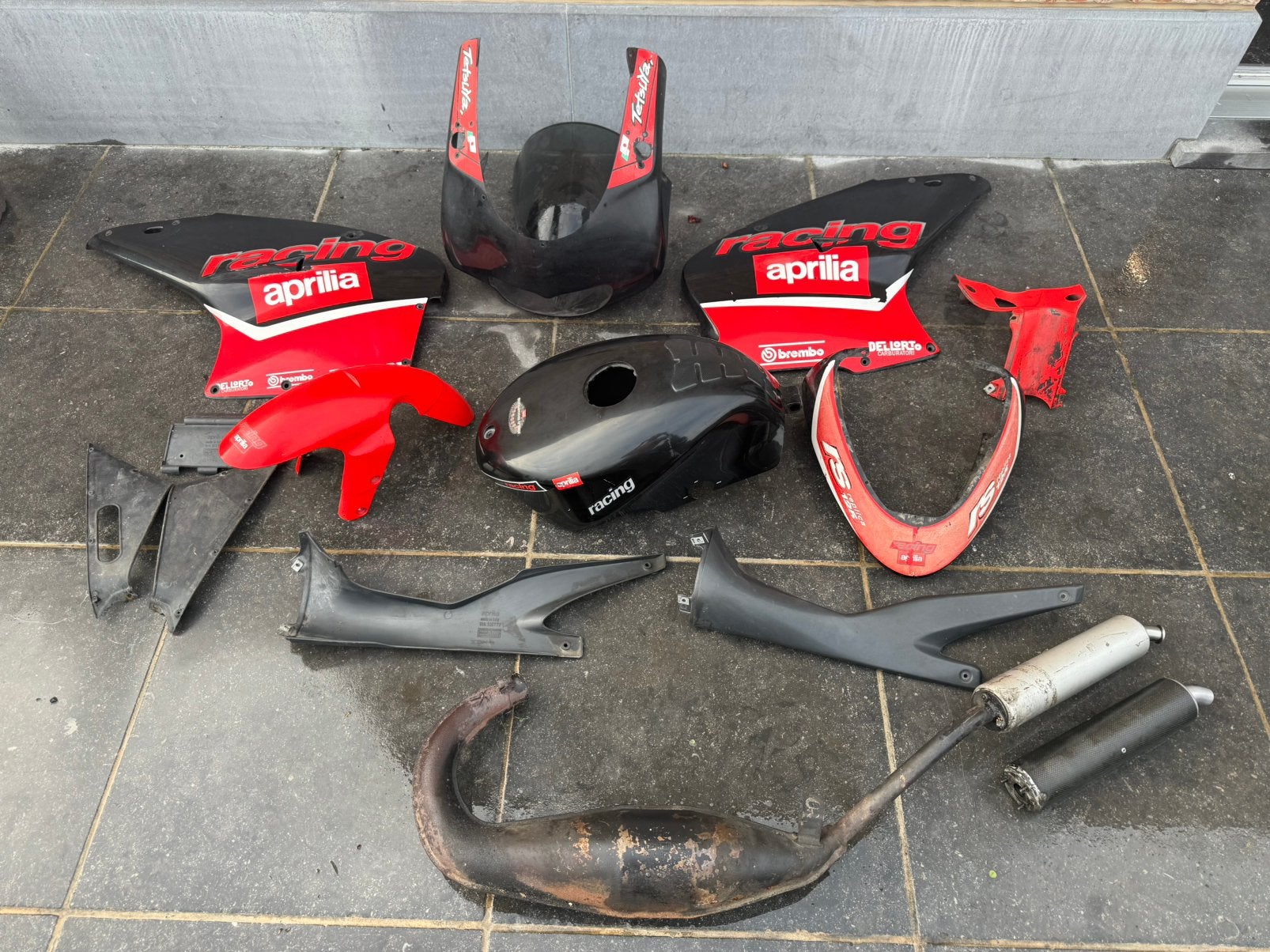 Aprilia rs 125 bj 2001 onderdelen, Ophalen