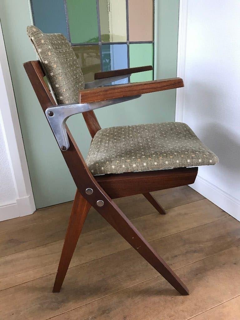 Vintage stoel Rietveld Pyramide Design, Gebruikt, Ophalen of Verzenden, Nvt, Eén