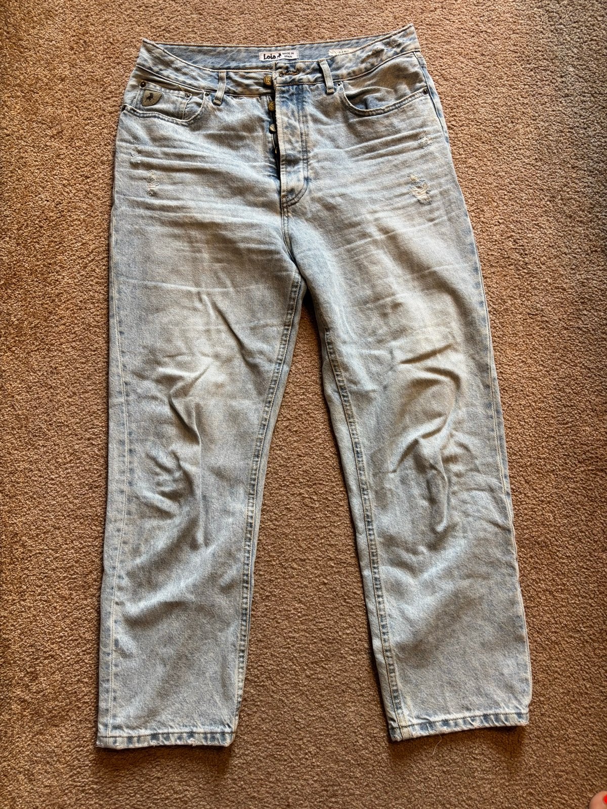 Lois Jeans Dana - Lichtblauwe spijkerbroek maat 31, Ophalen of Verzenden, Gedragen, Blauw, W30 - W32 (confectie 38/40)