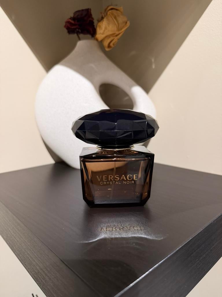 Versace Crystal Noir EDT 90ML, Verzenden, Zo goed als nieuw, Parfumfles