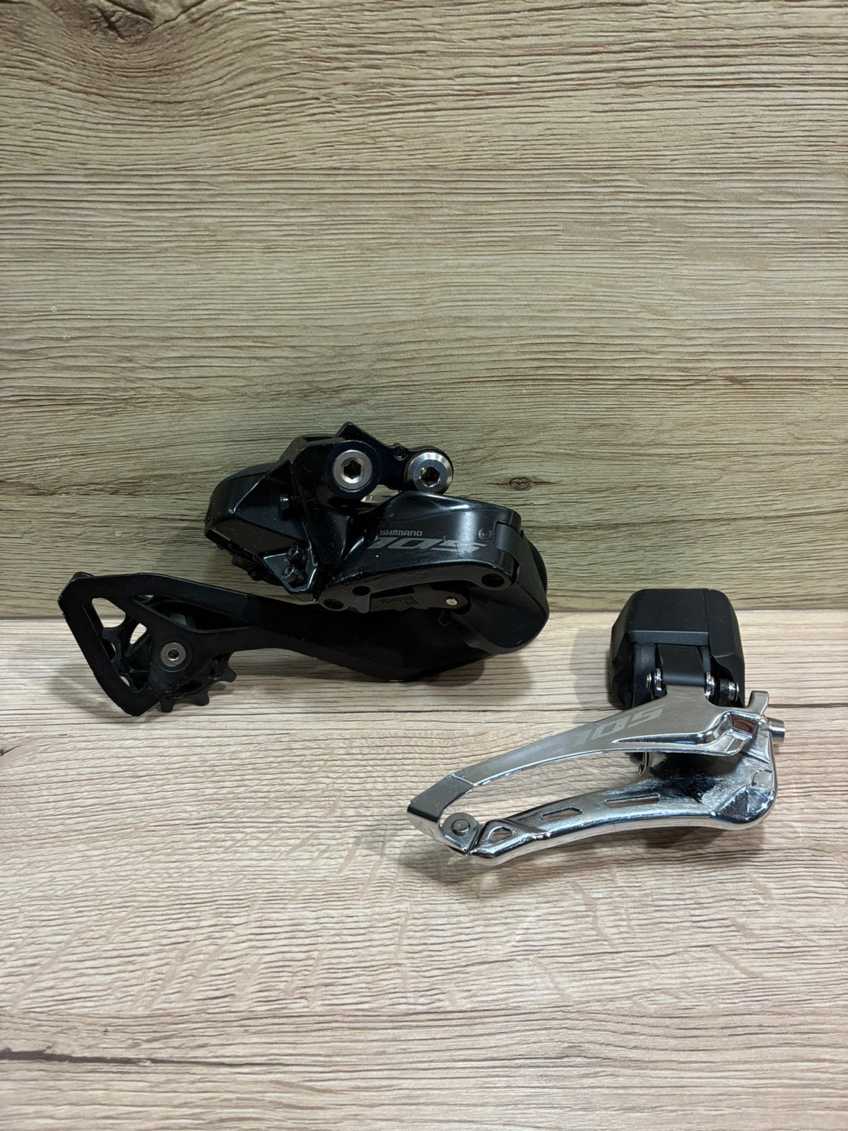 Shimano 105 di2 derailleurs, Ophalen of Verzenden, Gebruikt
