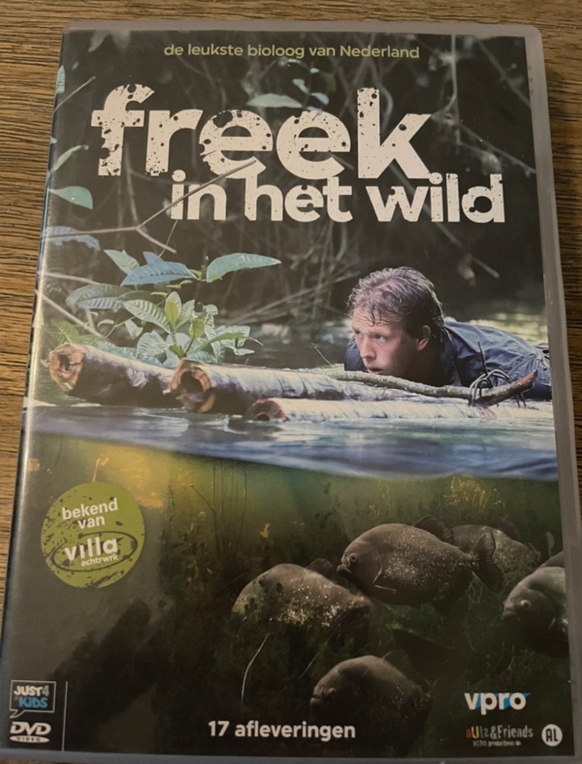 Freek in het Wild DVD - 17 afleveringen, Alle leeftijden, Ophalen of Verzenden, Gebruikt, Educatief