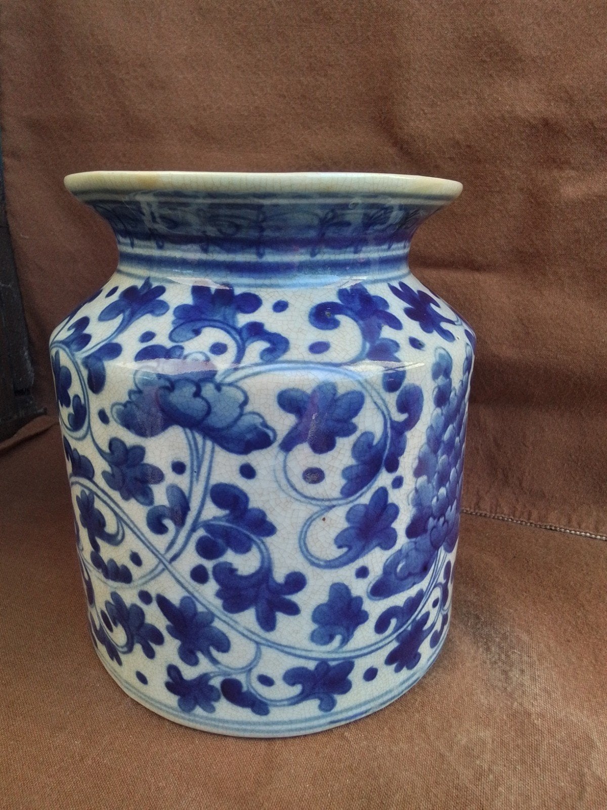 Antieke Chinese Blauw-Witte Gemberpot in Keurige Staat, Antiek en Kunst, Antiek | Vazen, Ophalen of Verzenden