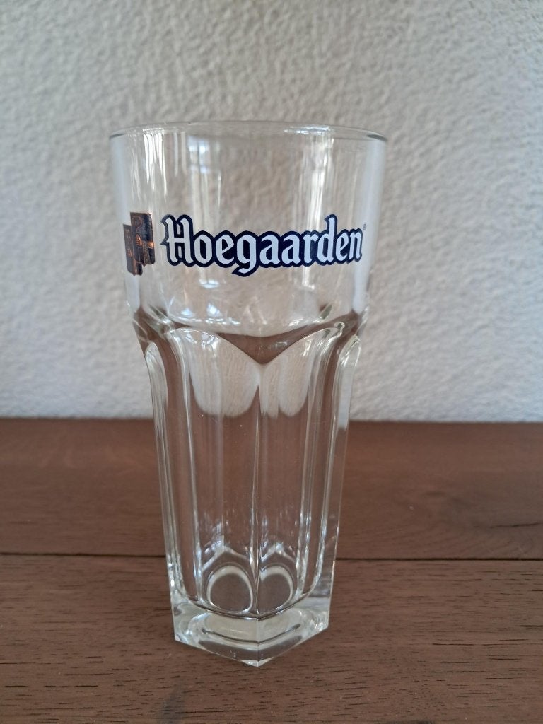 1 HOEGAARDEN Bierglas glazen / glas, Glas of Glazen, Overige merken, Ophalen of Verzenden, Overige stijlen